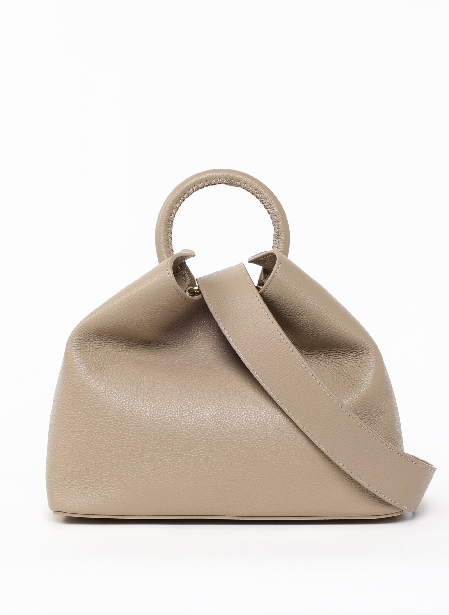 Raisin en cuir marbré Taupe