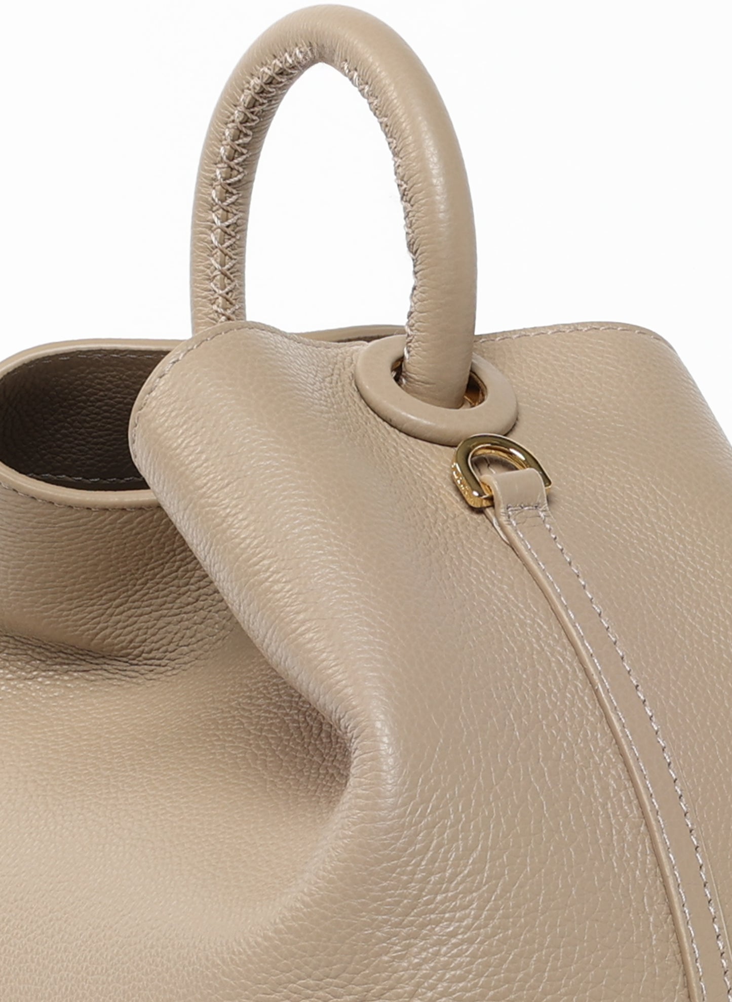 Raisin en cuir marbré Taupe