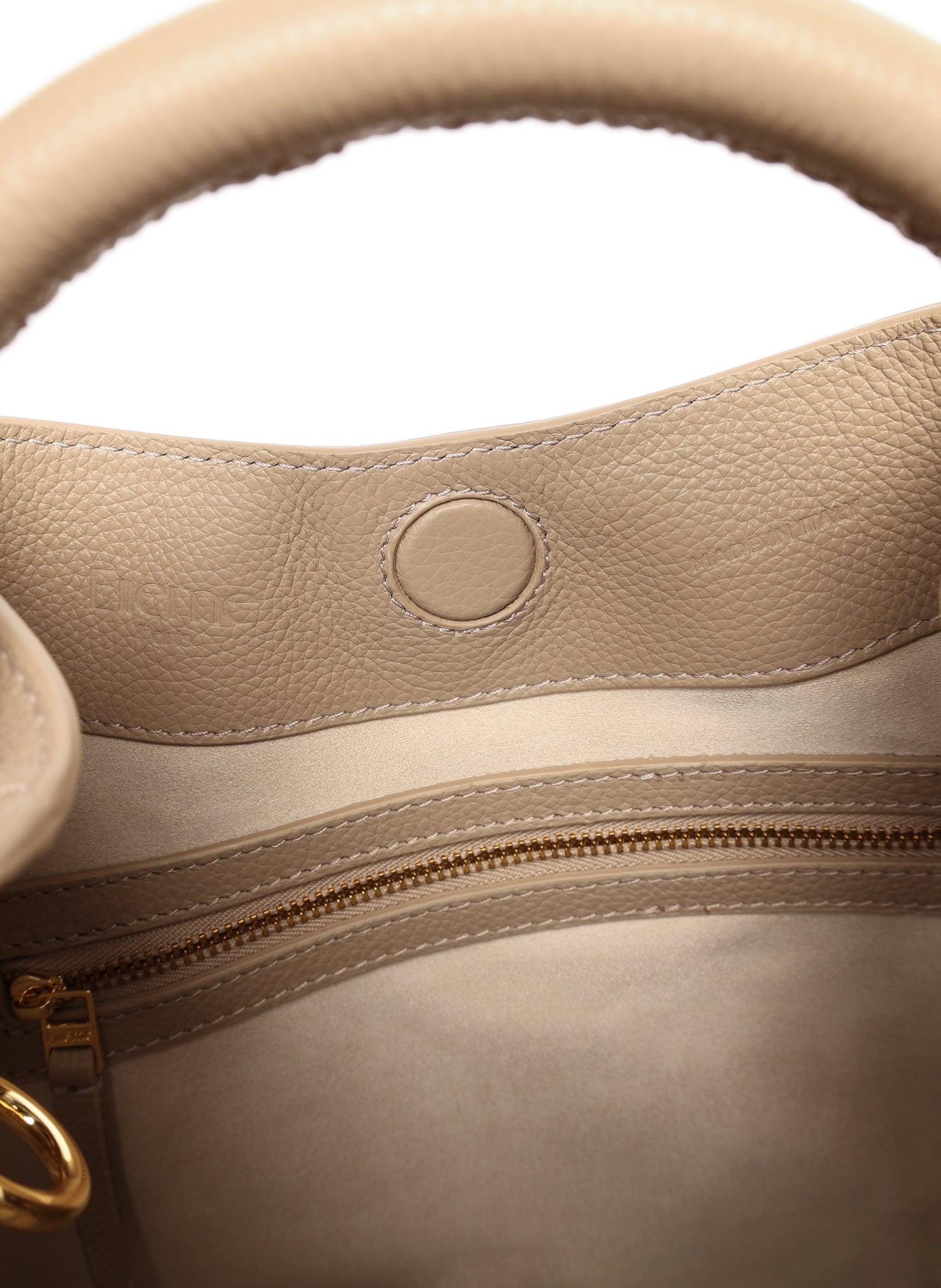 Raisin en cuir marbré Taupe