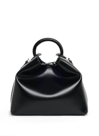 Raisin semi-cuir verni Noir