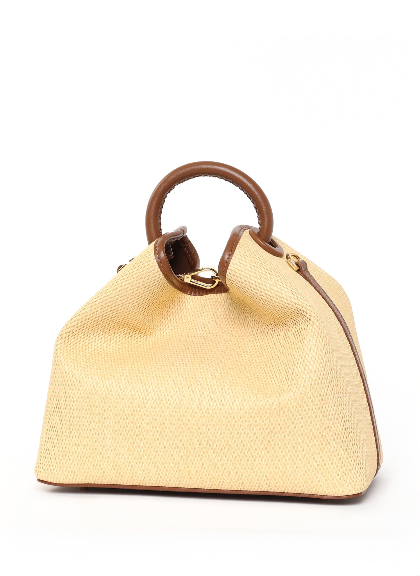 Raisin  Raffia/Leather Natural/Cognac