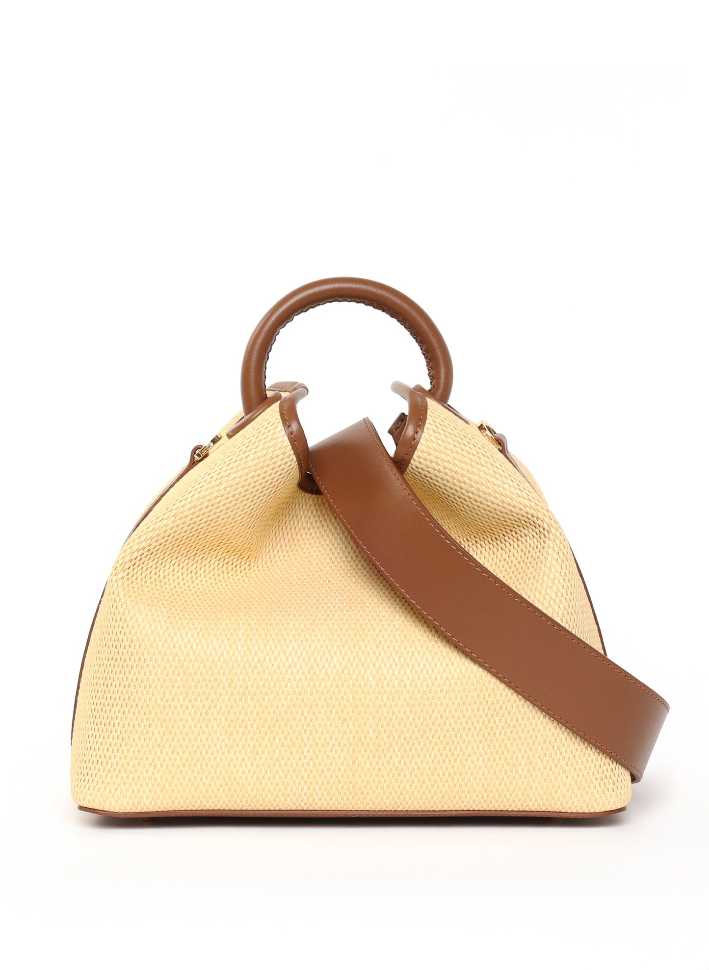 Raisin  Raffia/Leather Natural/Cognac
