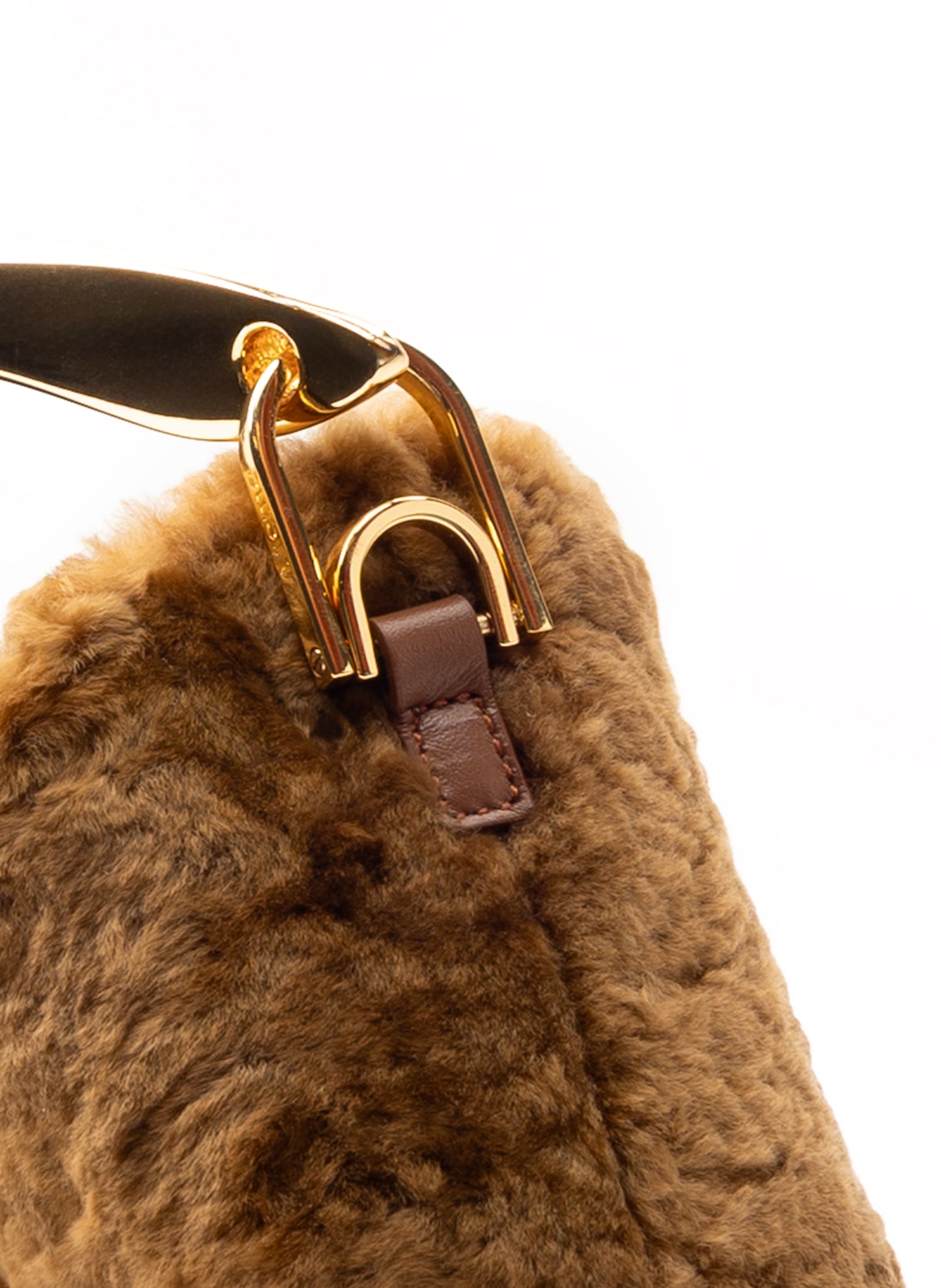Small Boomerang Shearling Caramel