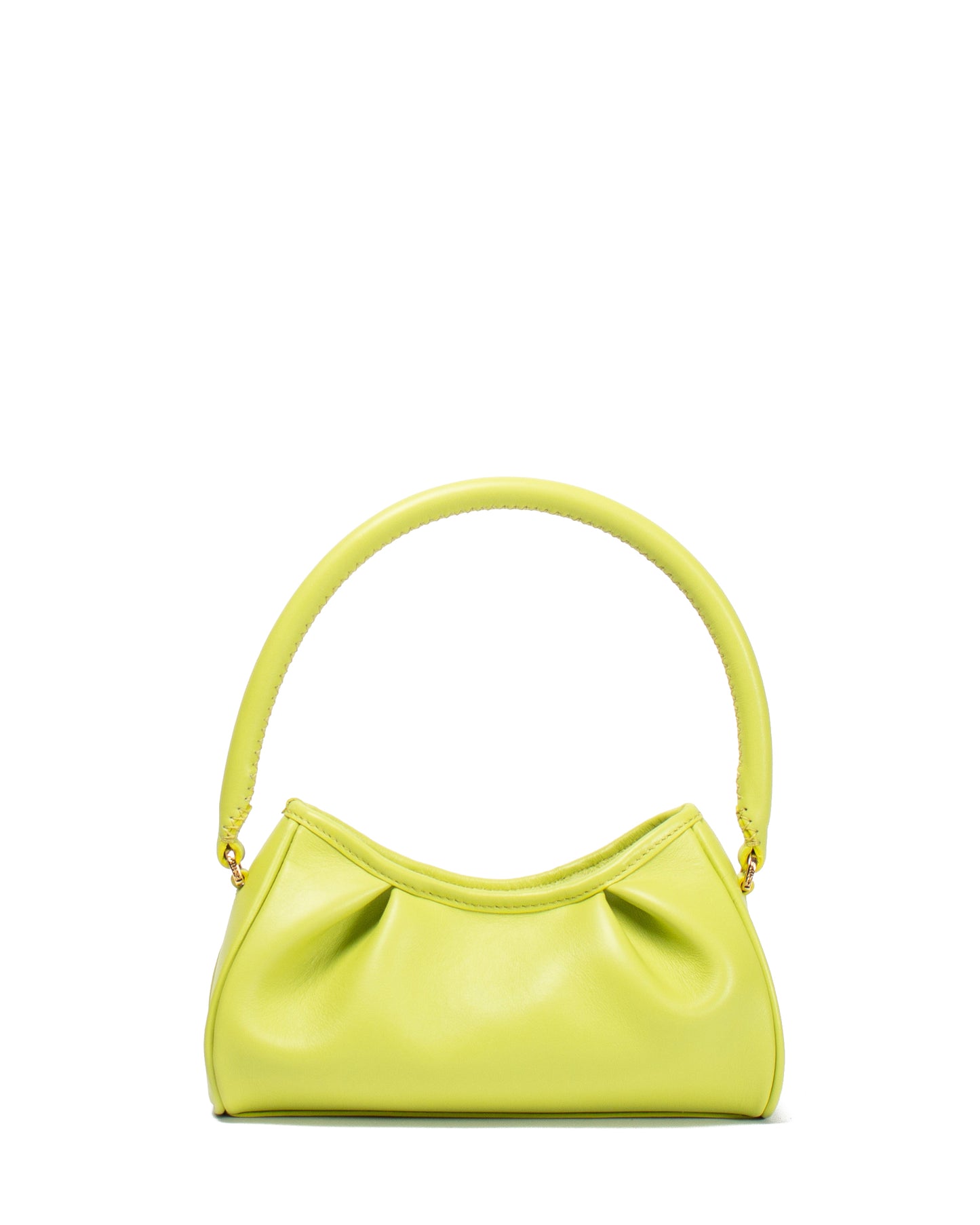 Small Dimple Leather Avocado