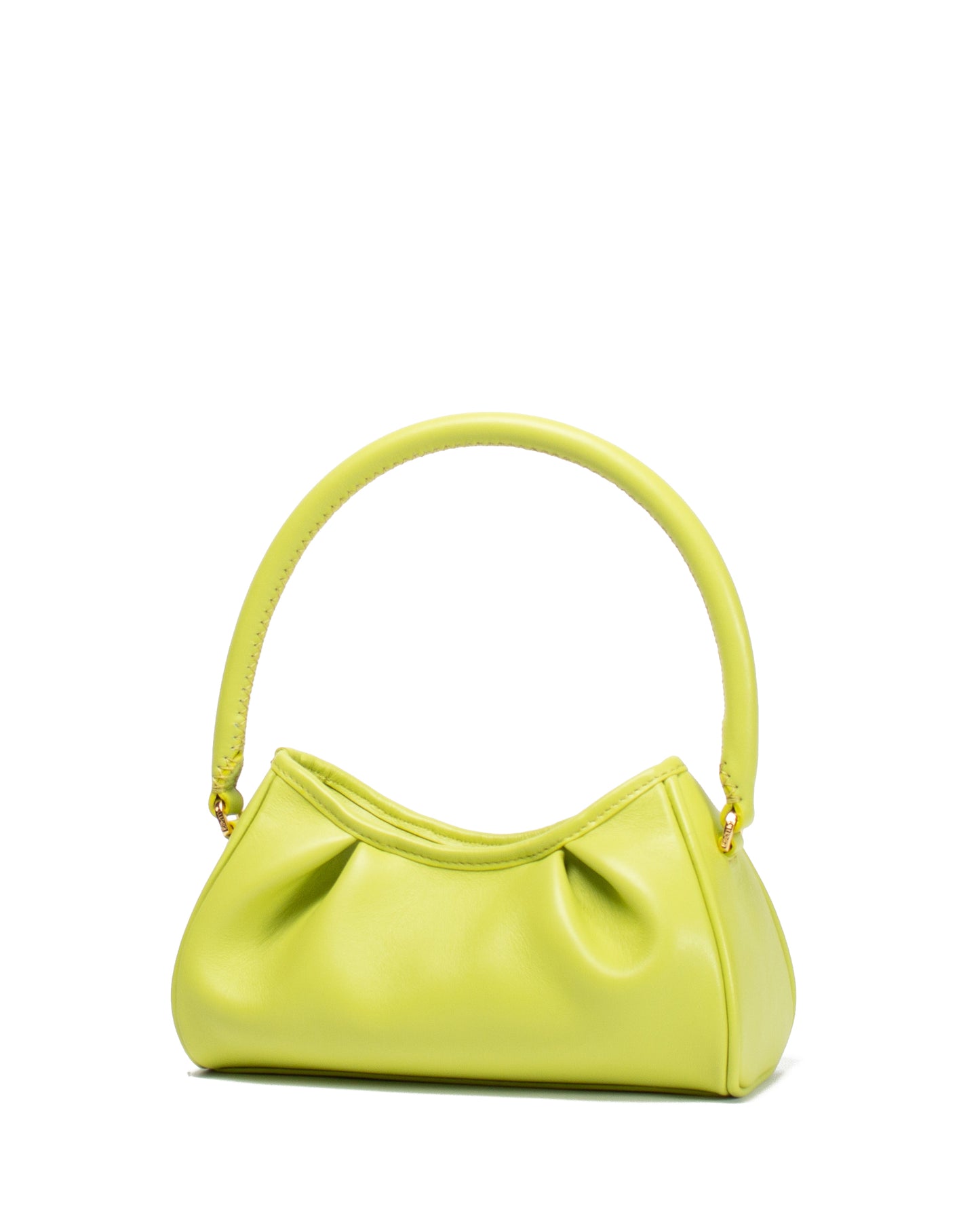 Small Dimple Leather Avocado