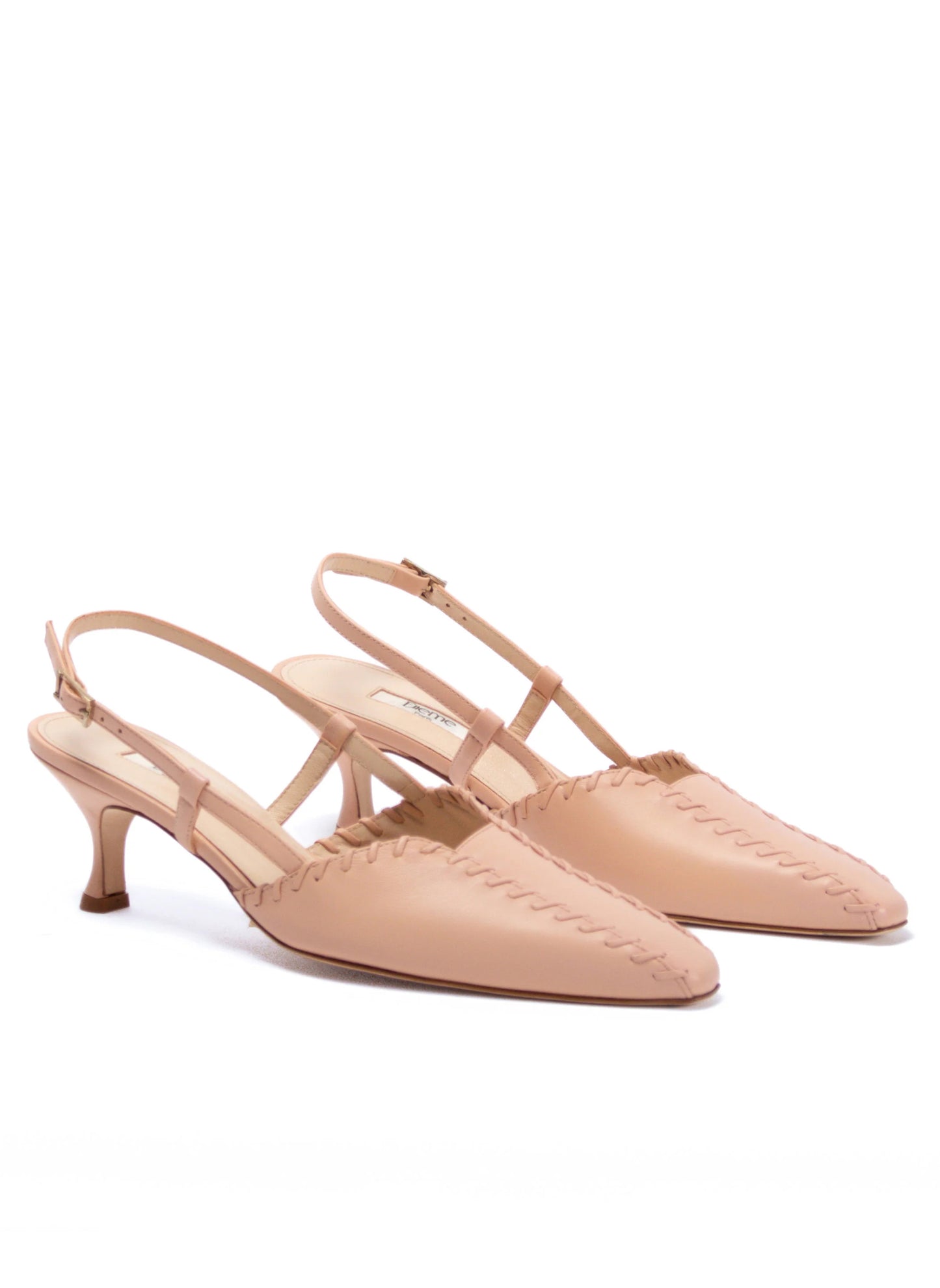 Stitch Slingback Heel Powder Pink