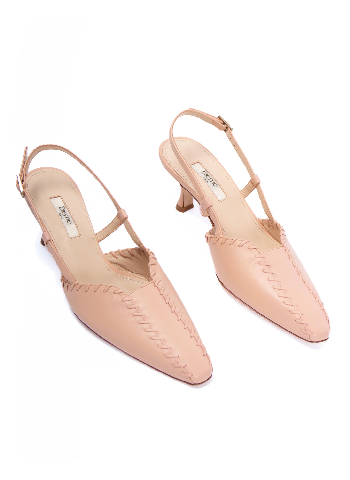Stitch Slingback Heel Powder Pink