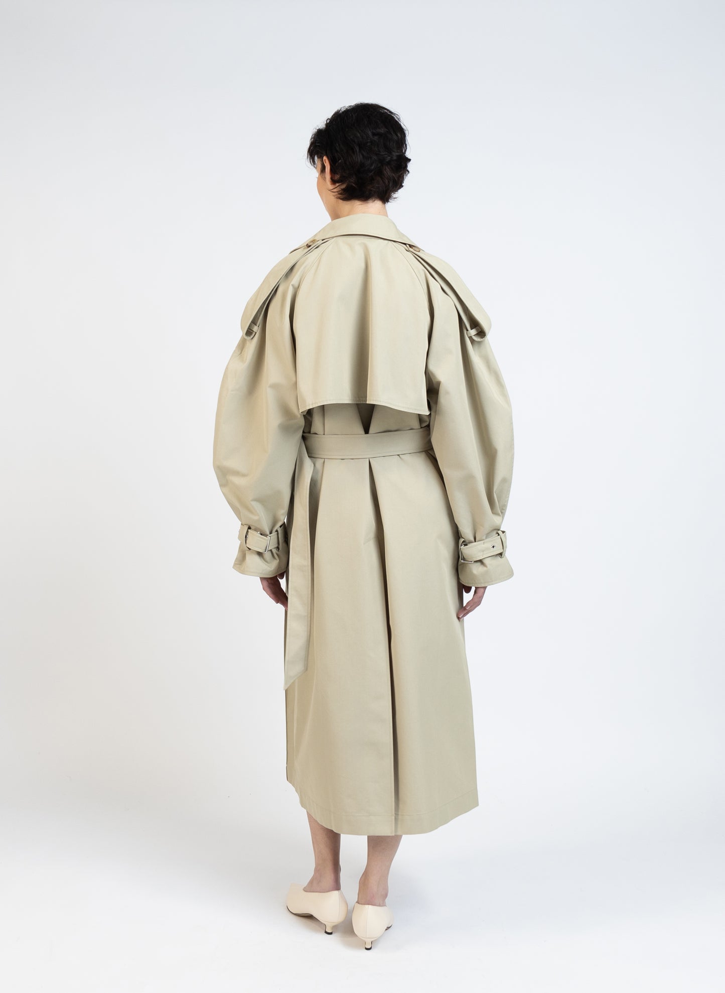 Gabardine-Trenchcoat/Beige