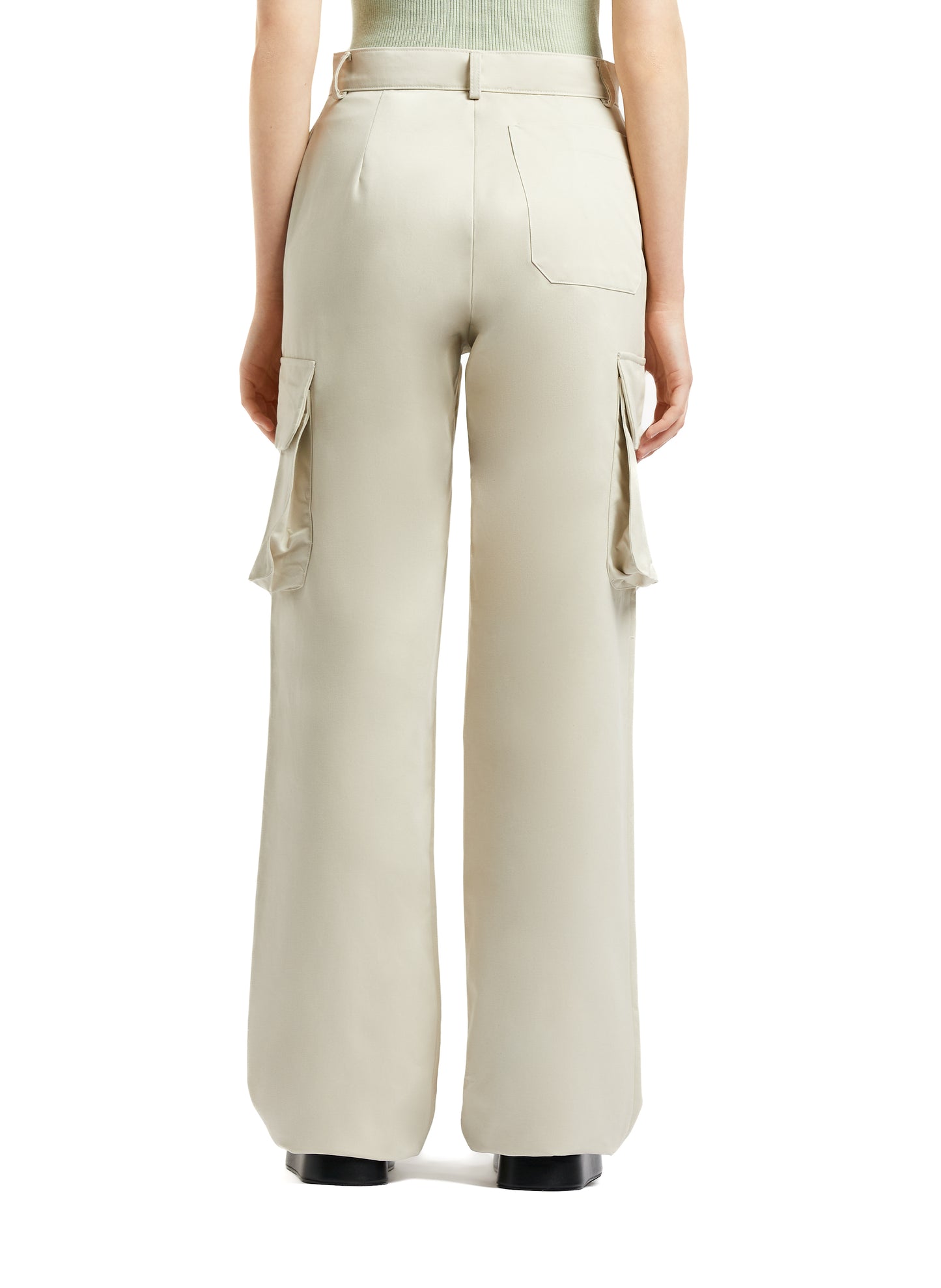Gabardine Trousers Beige