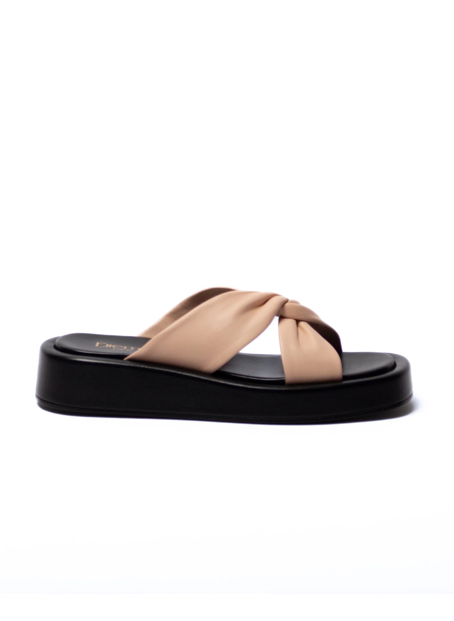 Tresse Platform Black/Powder Pink