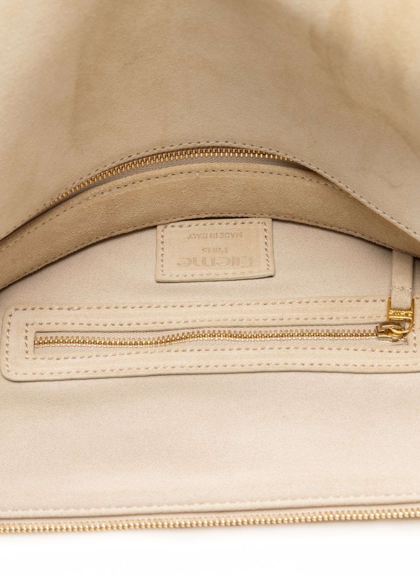 Trousse Large Suede Sand