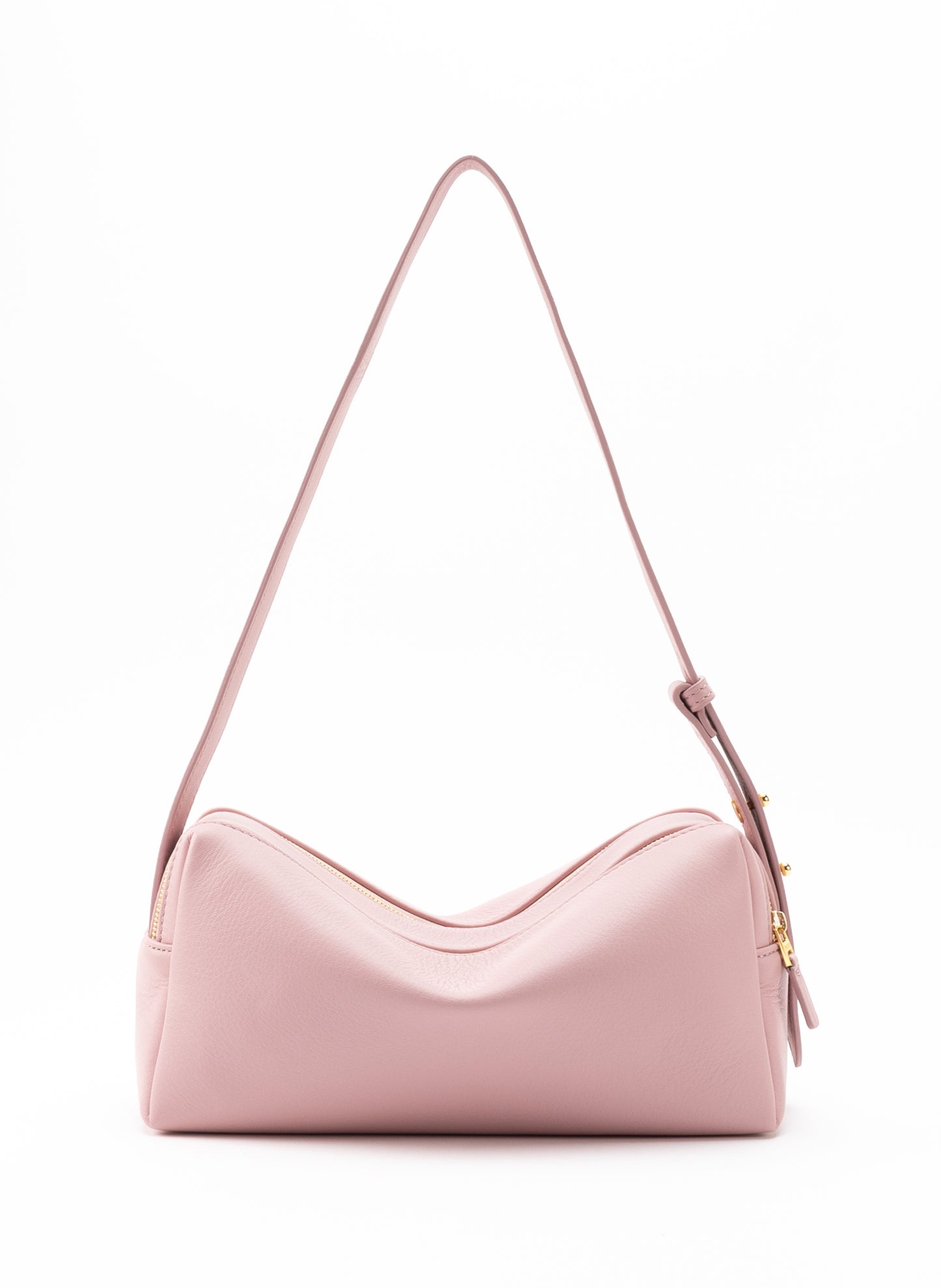 Trousse Cuir grainé rose