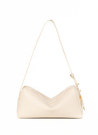 Trousse Pebbled Leather Sesame