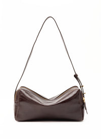 Trousse Vintage Cuir Châtaigne