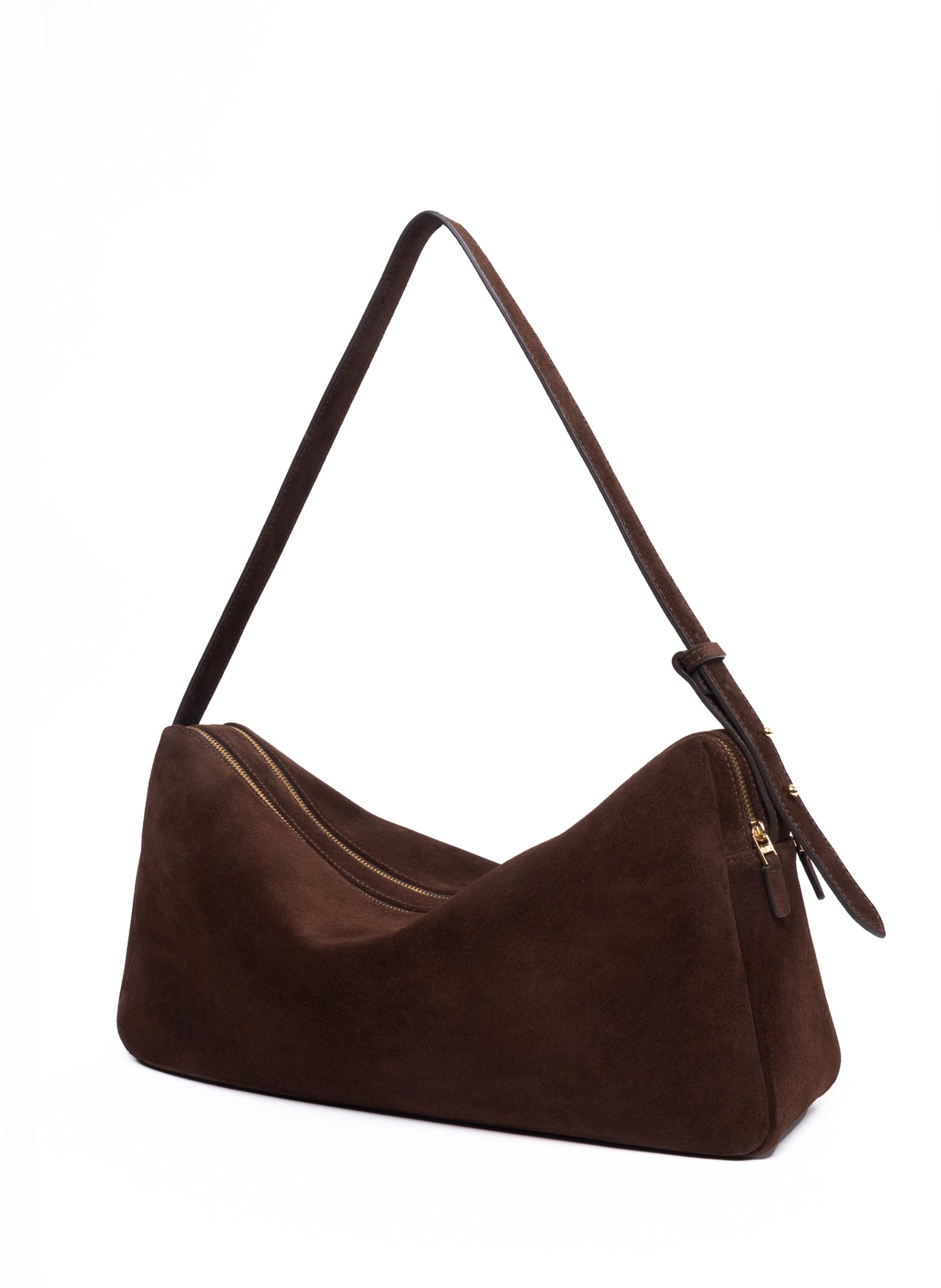 Trousse Large Daim Brownie