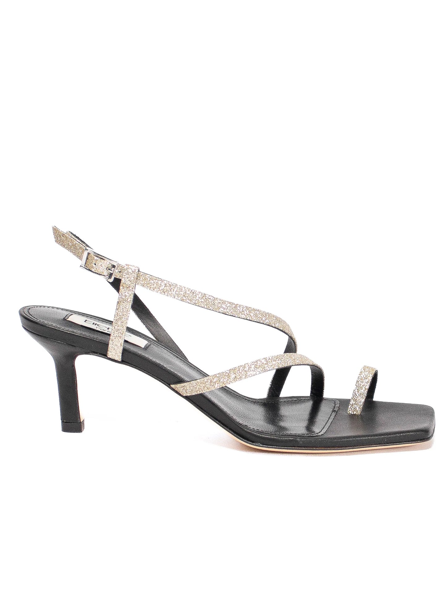 Twist Sandal Sparkle Gold/Black