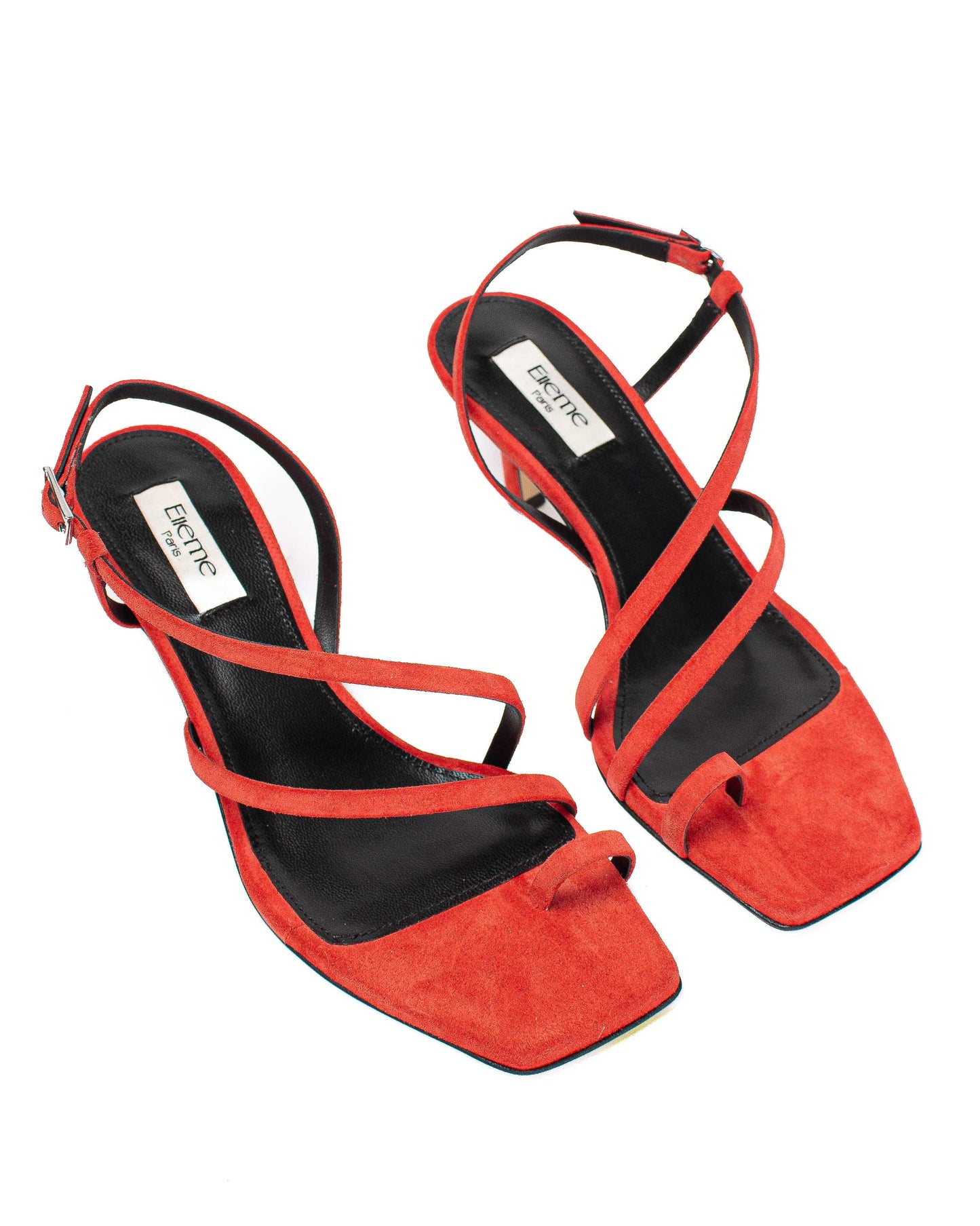 Twist Sandal Suede Red