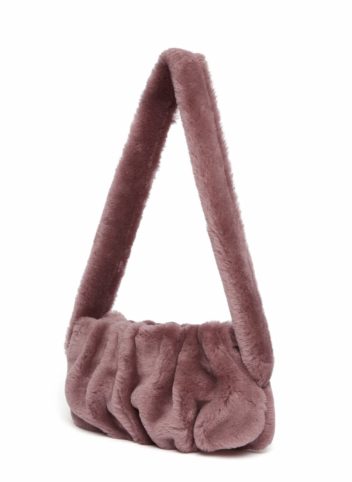 Vague Shearling Montone Mauve