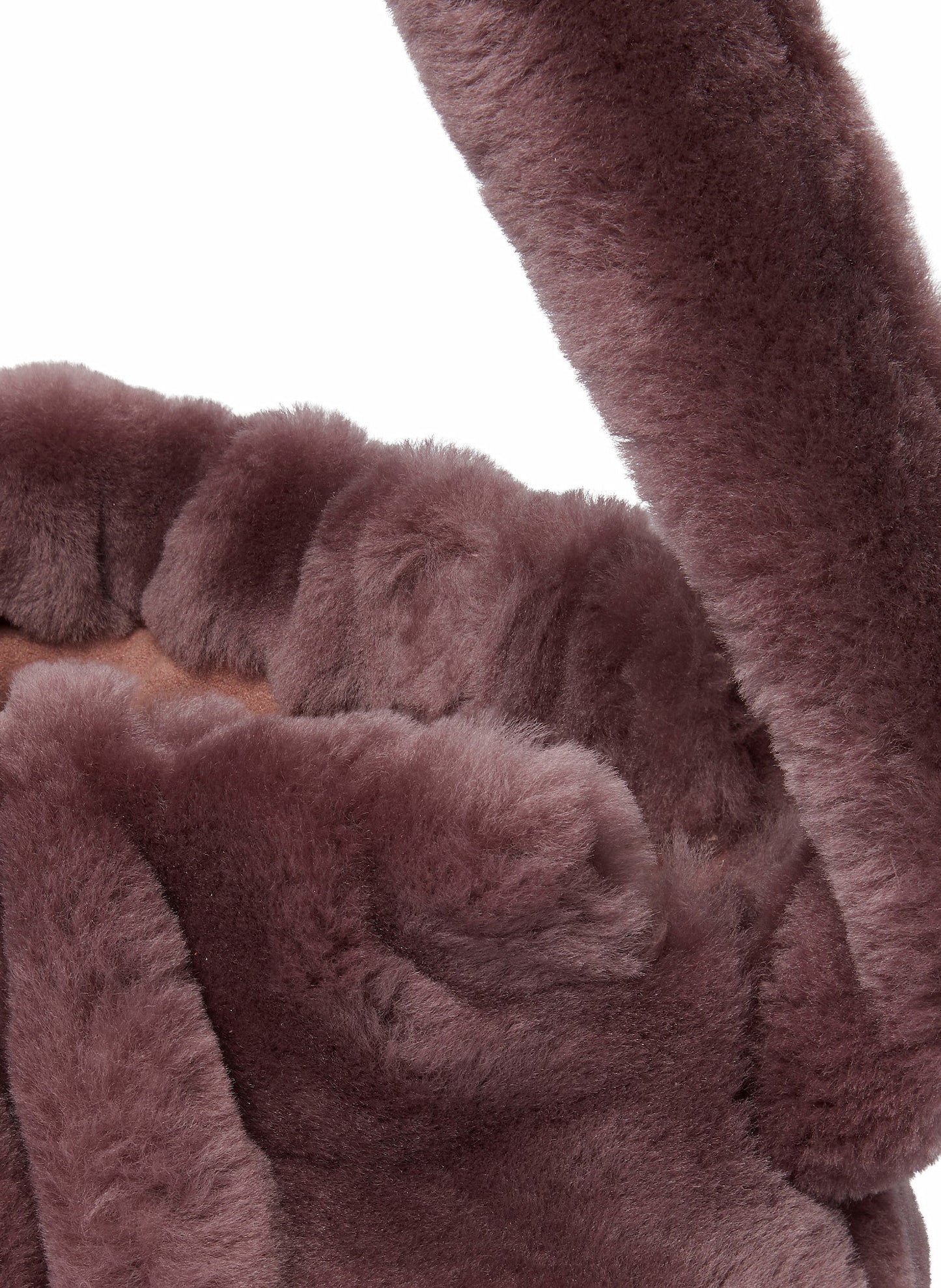 Vague Shearling Montone Mauve