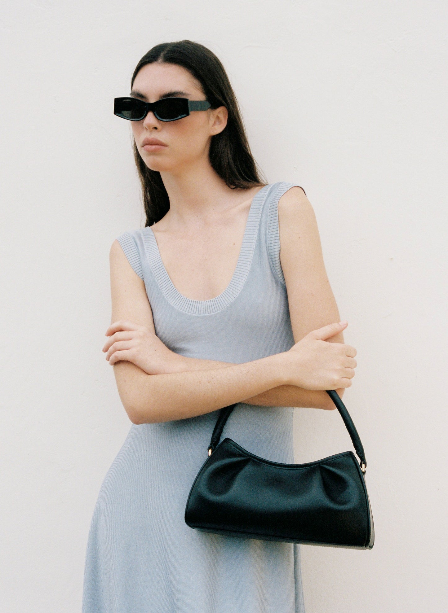 Cuir Dimple Noir