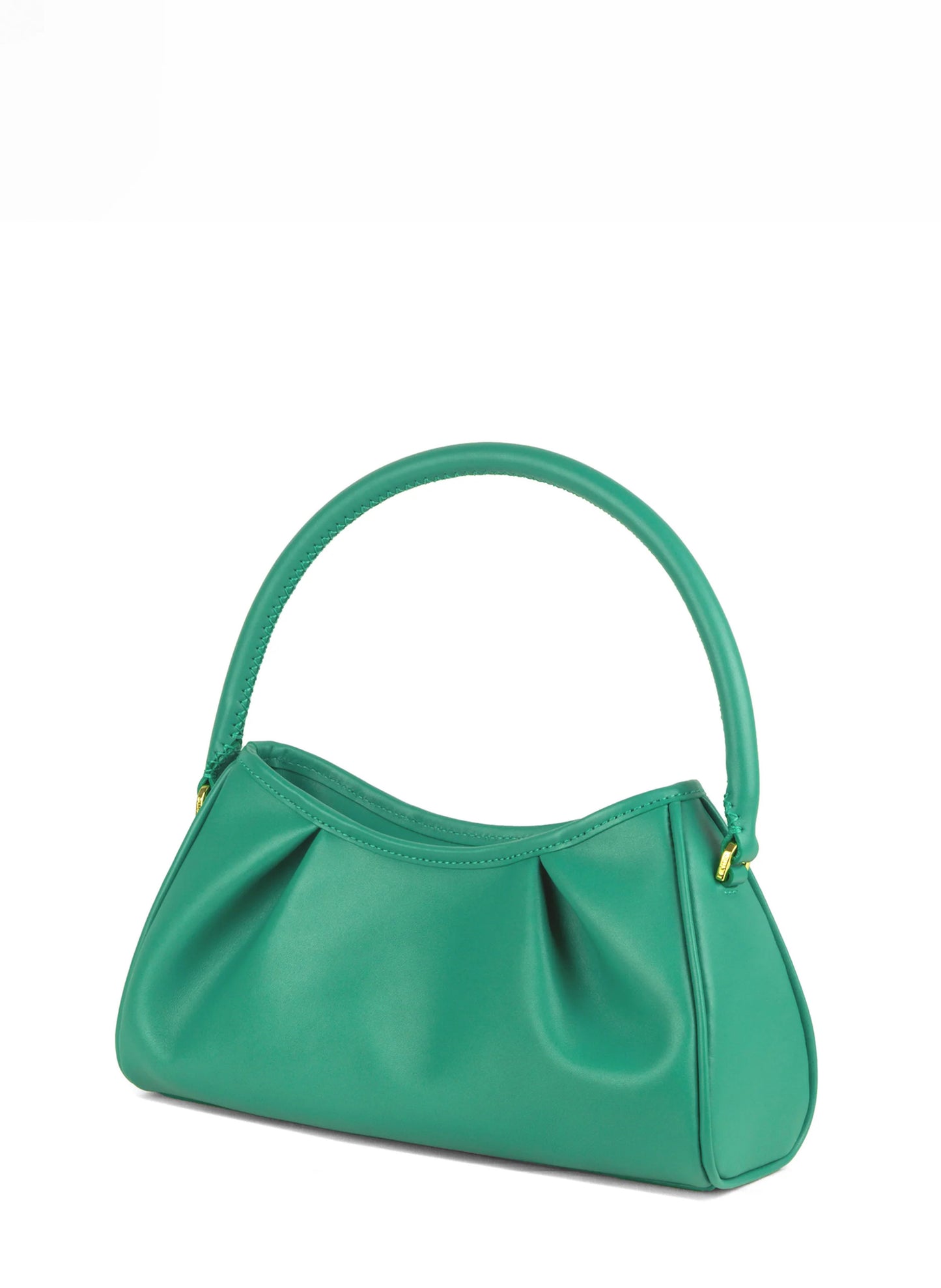 Small Dimple Leather Emerald