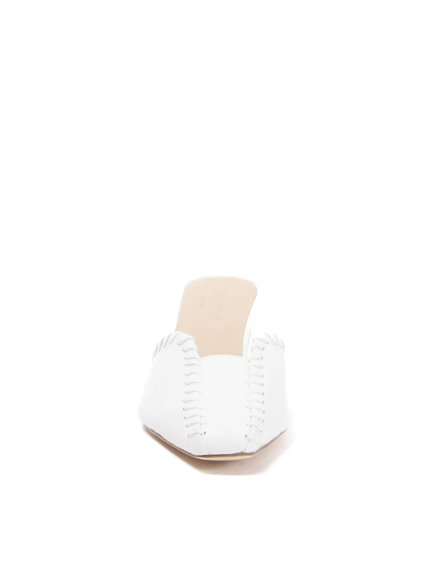 Mules Stitch White