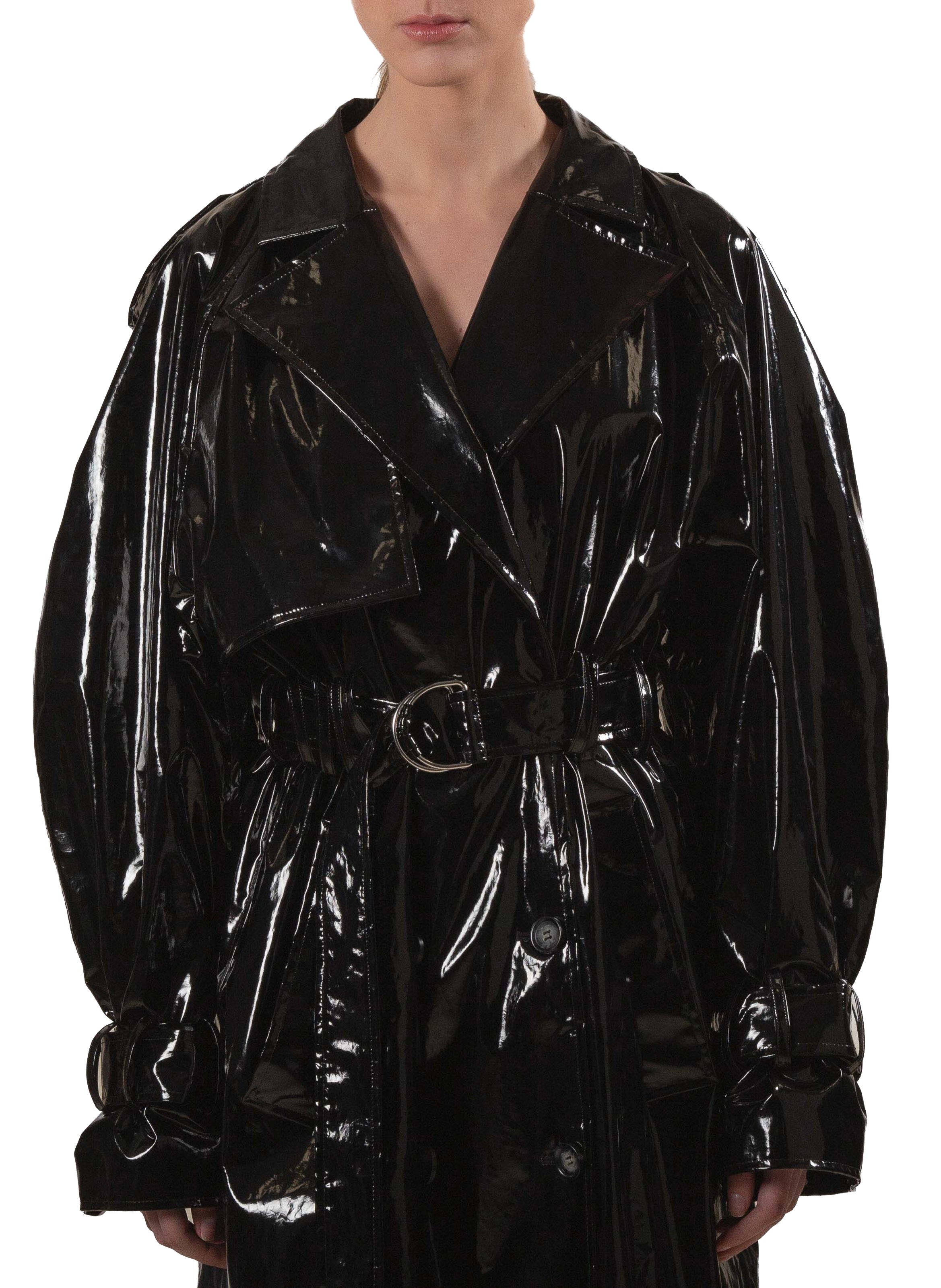 Vinyl hotsell black coat