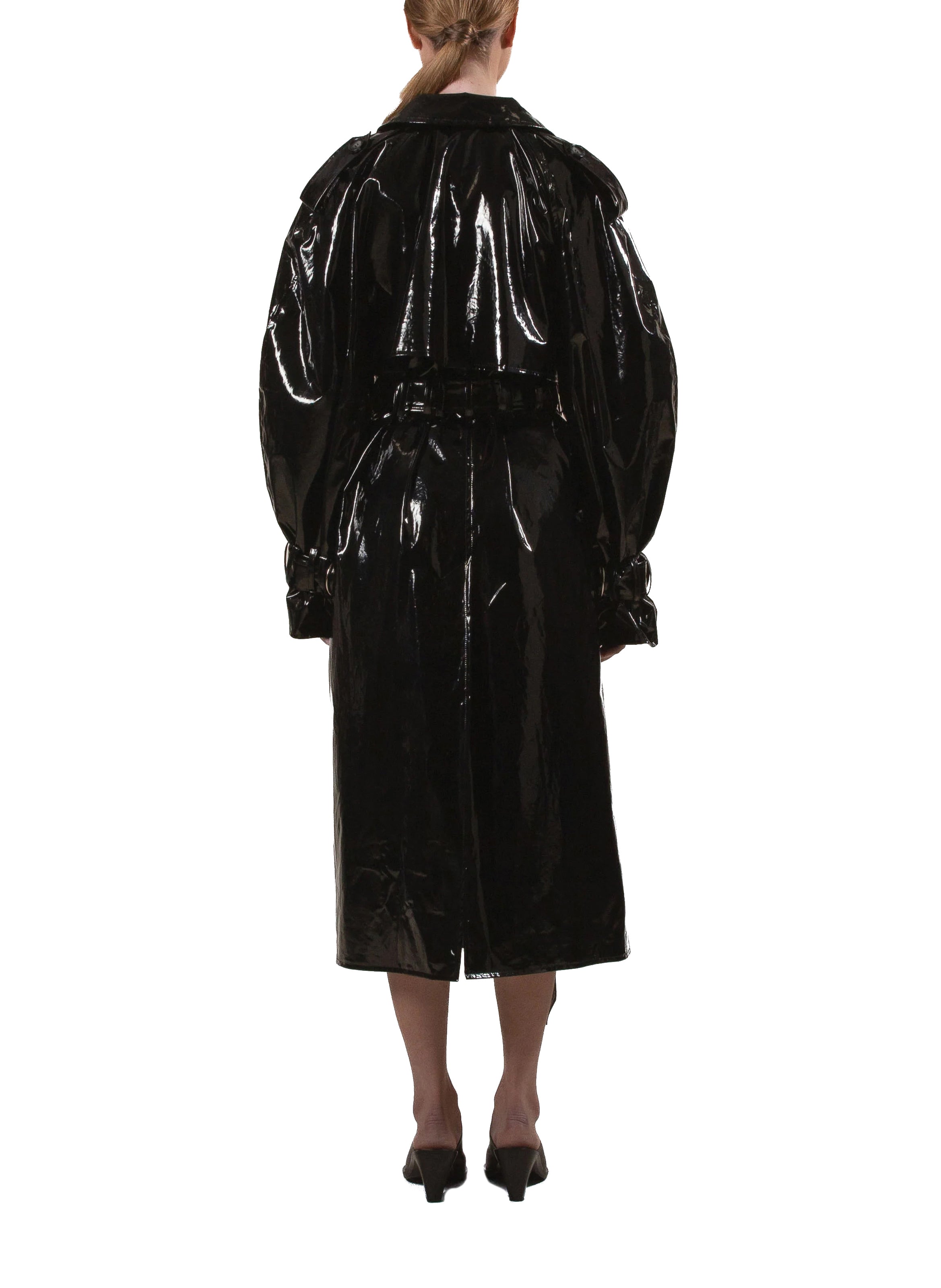 Vinyl 2025 coat black