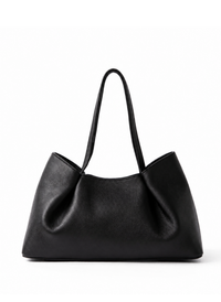 Dimple Tote Medium Pebbled Leather Black