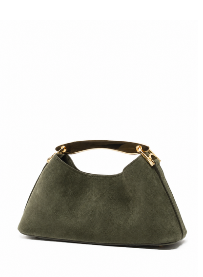 Mini Boomerang Suede Khaki