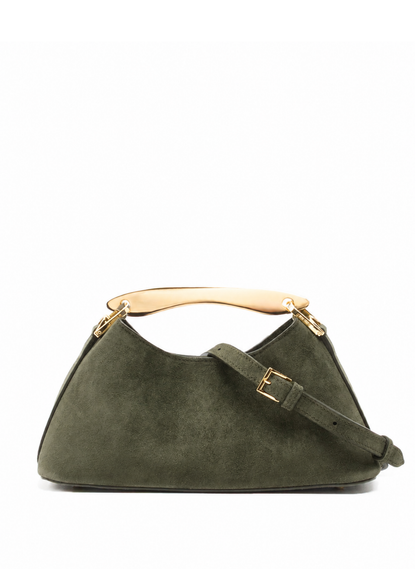 Mini Boomerang Suede Khaki