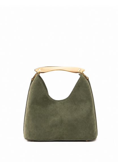 Small Boomerang Suede Khaki