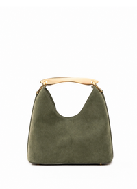 Small Boomerang Suede Khaki
