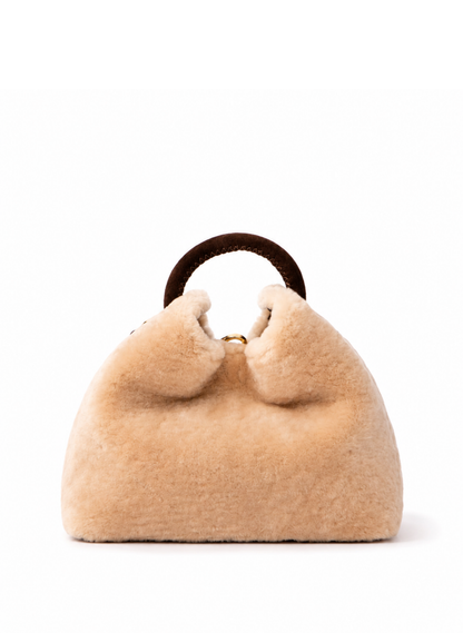 Baozi Shearling/Suede Cream/Brownie