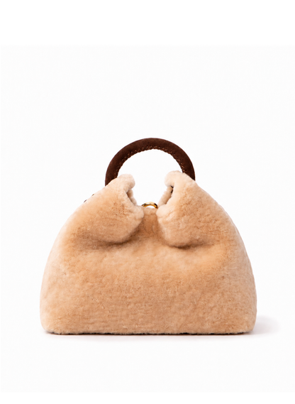 Baozi Shearling/Suede Cream/Brownie