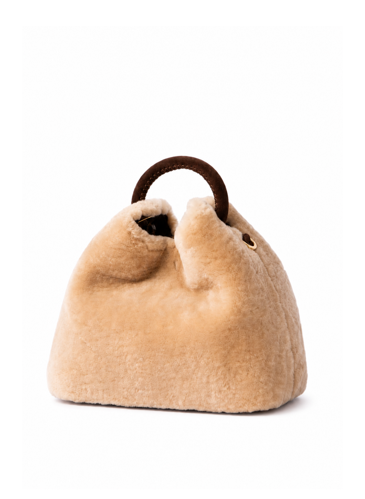Baozi Shearling/Suede Cream/Brownie