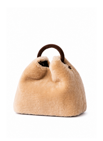 Baozi Shearling/Suede Cream/Brownie