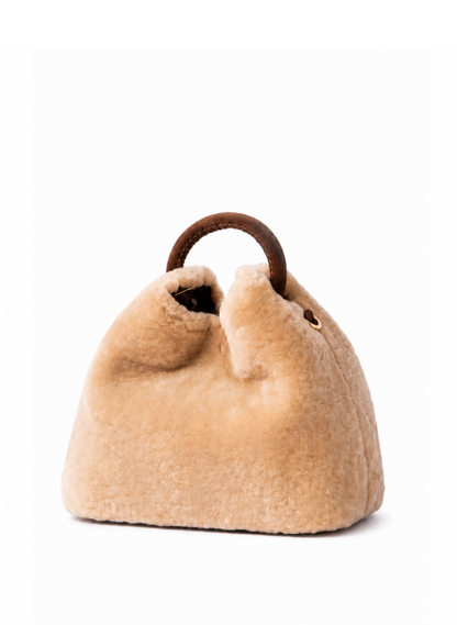 Baozi Shearling/Suede Cream/Brownie