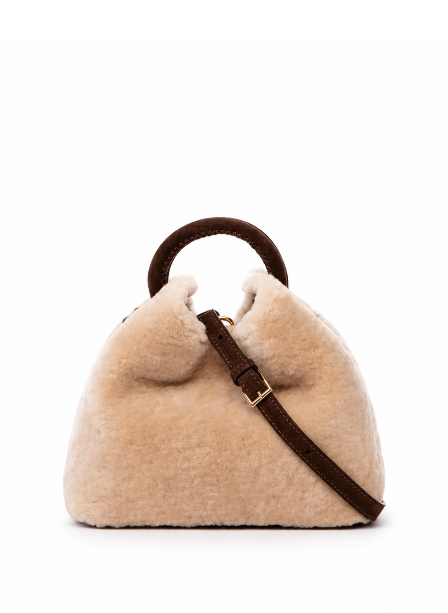 Baozi Shearling/Suede Cream/Brownie