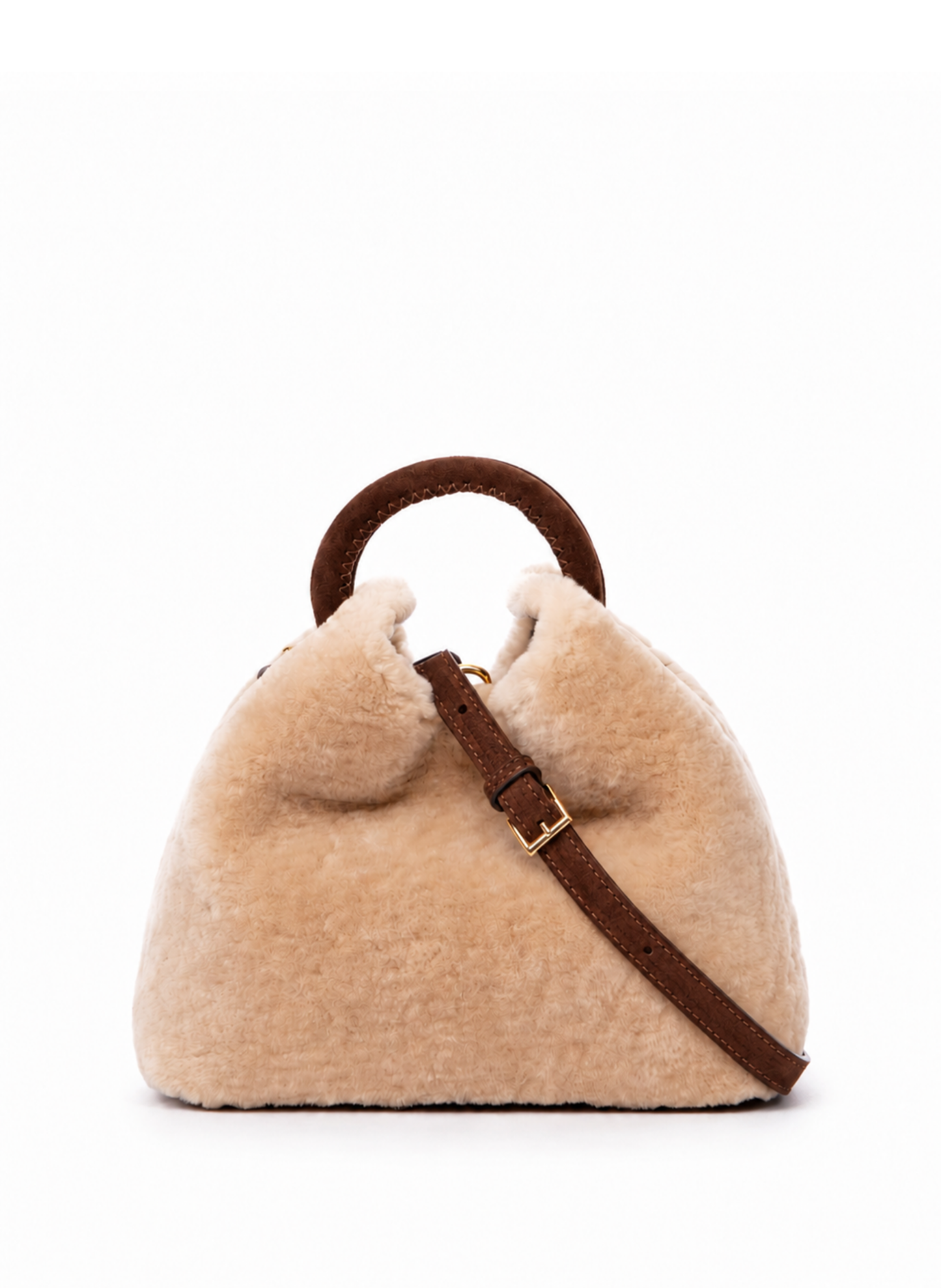 Baozi Shearling/Suede Cream/Brownie