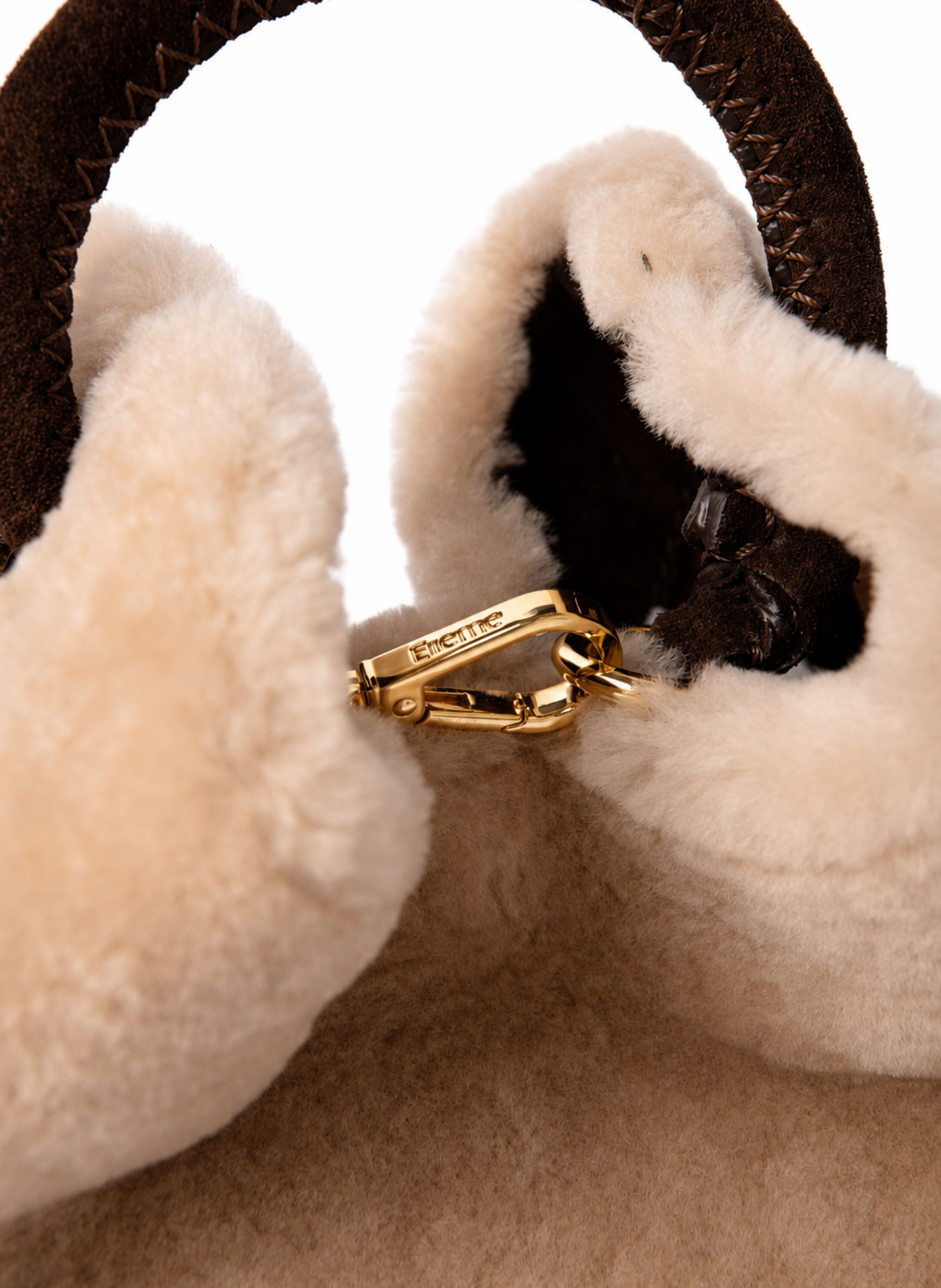 Baozi Shearling/Suede Cream/Brownie