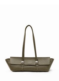 Le Bateau Pebbled Leather Khaki - Silver
