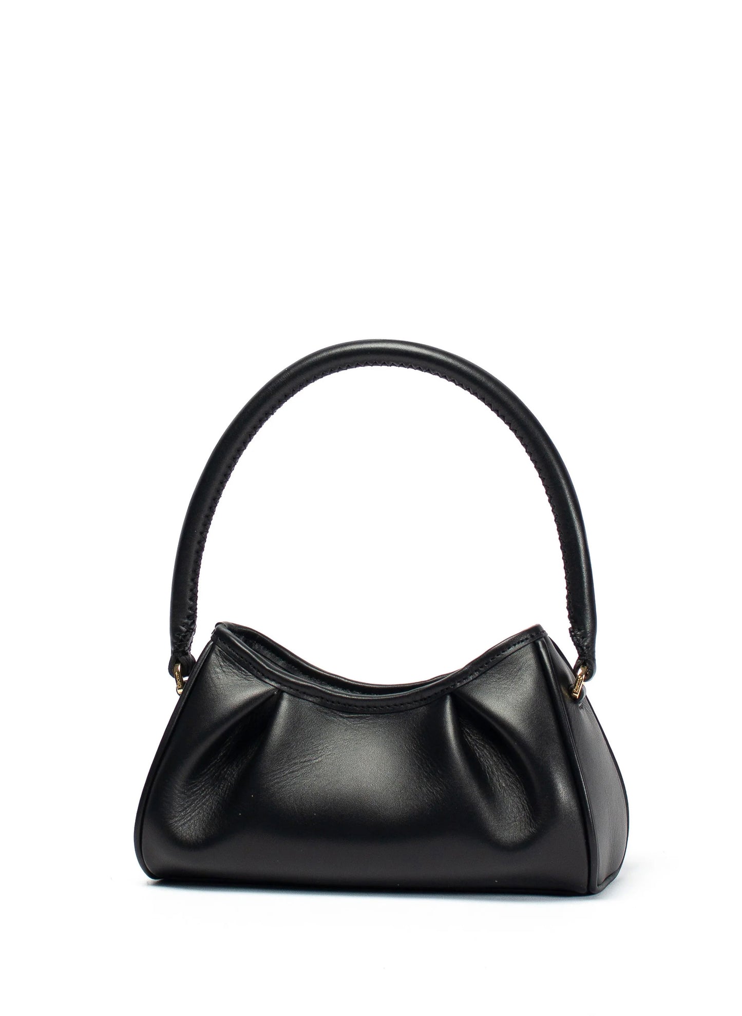 Small Dimple Leather Black