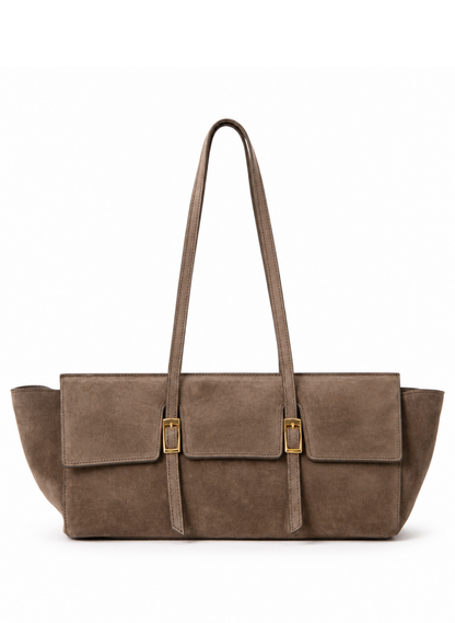 Le Bateau Large Suede Taupe