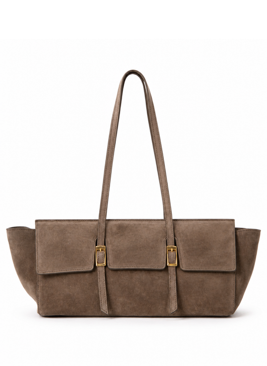 Le Bateau Large Suede Taupe