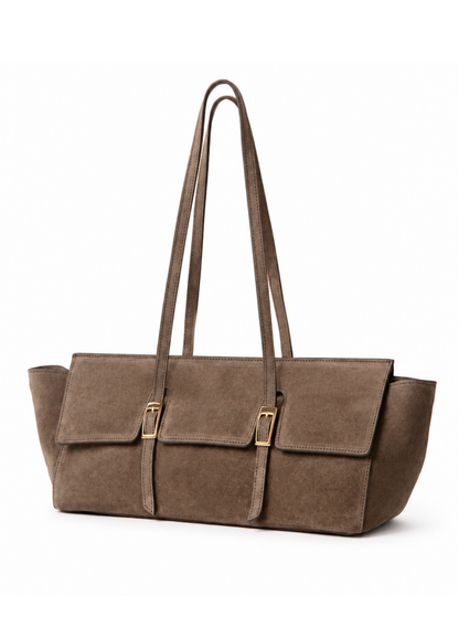 Le Bateau Large Suede Taupe