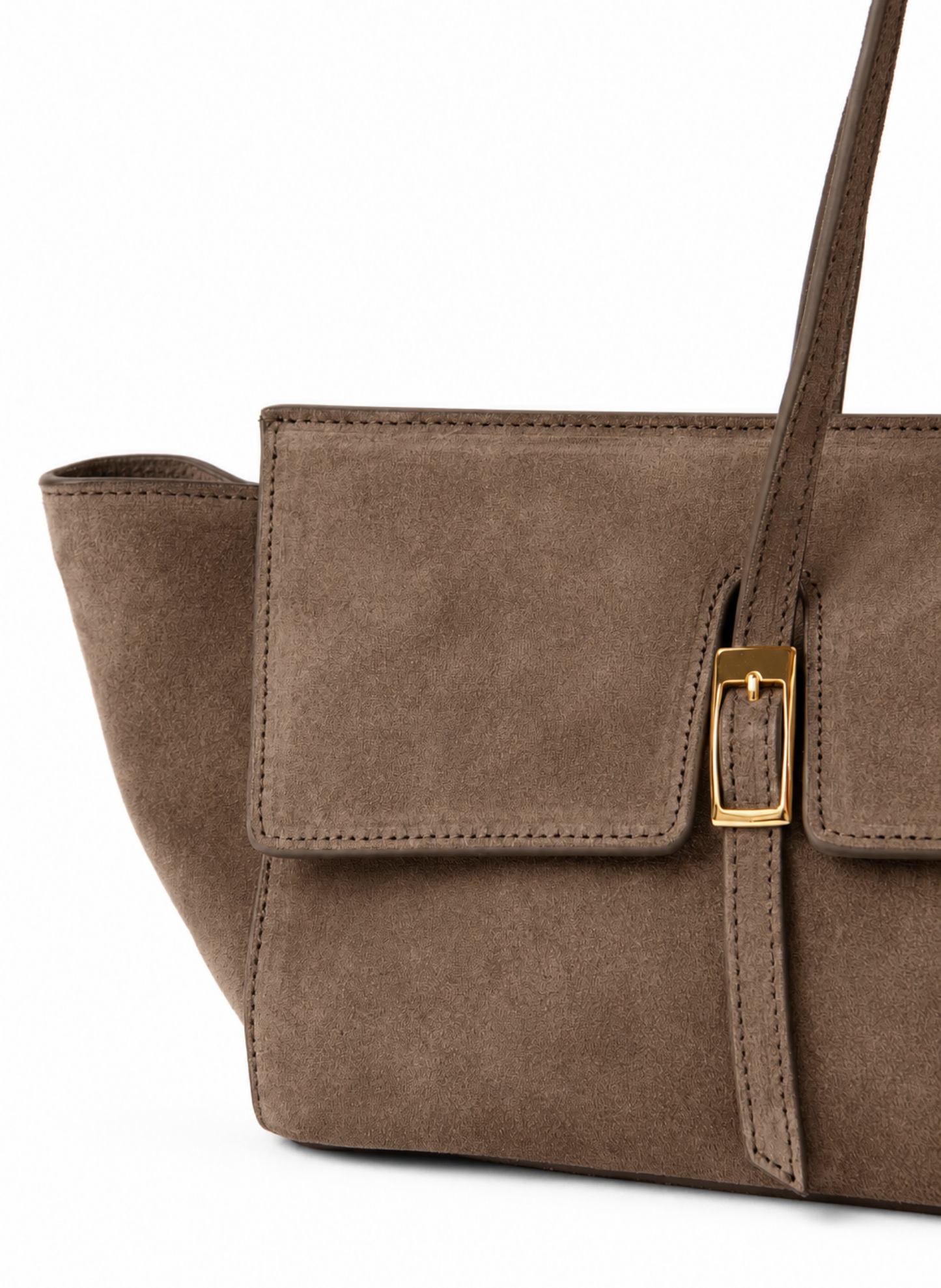 Le Bateau Large Suede Taupe