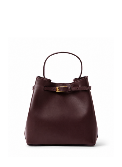Belt Bag Small Leather Wine