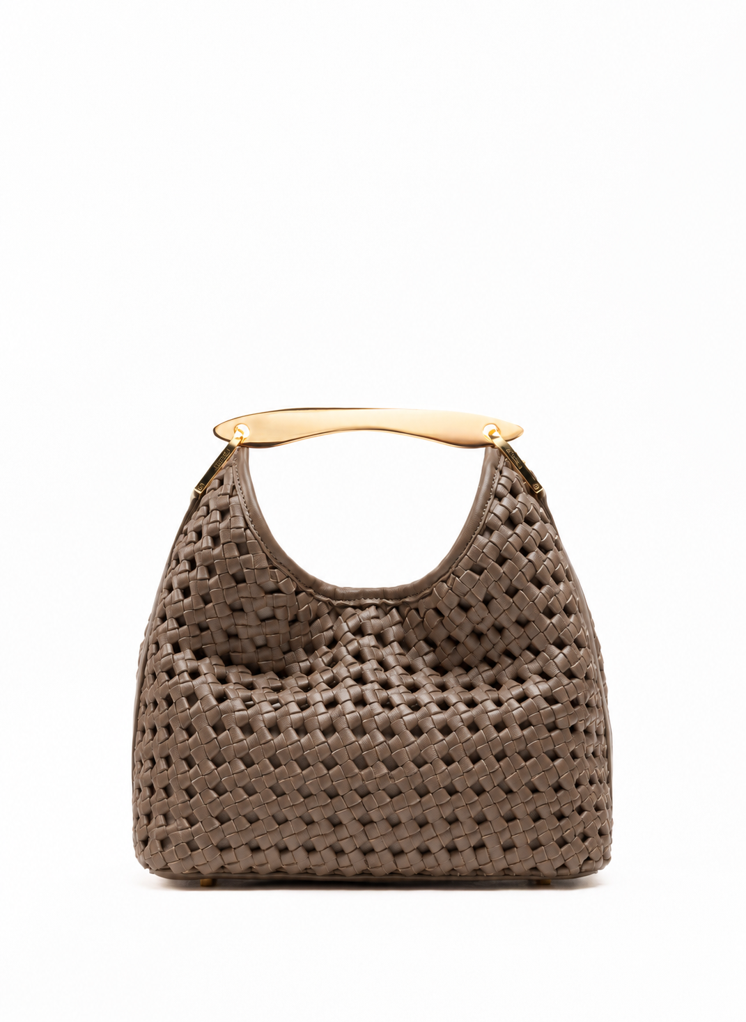 Small Boomerang Woven Leather Rock