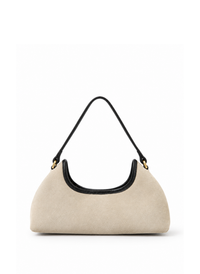 Ella Bag Suede/Leather Sand/Black